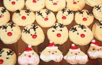 ciasteczka owsiano ananasowe świątecznie z ananasem kruche owsiane mikołaje mikołajki renifery reniferki 
