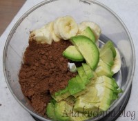 mus avocado awokado banan szybki miód zdrowy deser czekoladowy kakao