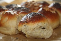 bułeczki cytrynowe pieczywo drożdże rodzynki