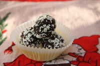 pralinki kokos kulki czekoladowe mascarpone ciasto z mikrofalówki