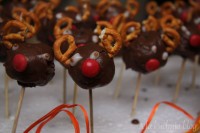 cakepop renifer czekolada lizak ciasteczko