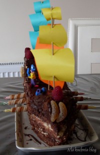 tort statek piracki urodzinowy