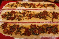 chlebek odrywany oliwki suszone pomidory czosnek drożdże pieczywo chleb