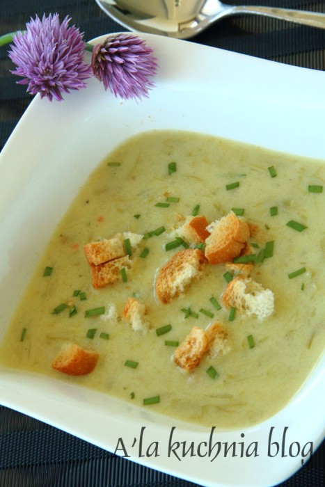 krem ze szparagow szybkie danie nowalijki zupa skawarki grzanki w 30 minut łatwe zdrowe fit oczyszczające