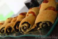 tapas oliwki mozzarella drożdżowe zawijane