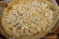 tarta francuskie lazur gruszka ser pleśniowy ciasto francuskie