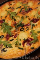 tortilla chorizo ser machego parmezan ziemniaczana meksykańska