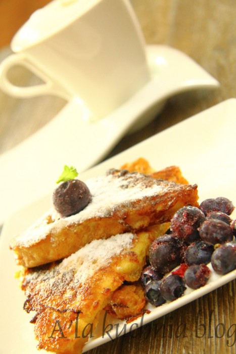 tosty francuskie na słodko śniadanie szybkie pieczone 